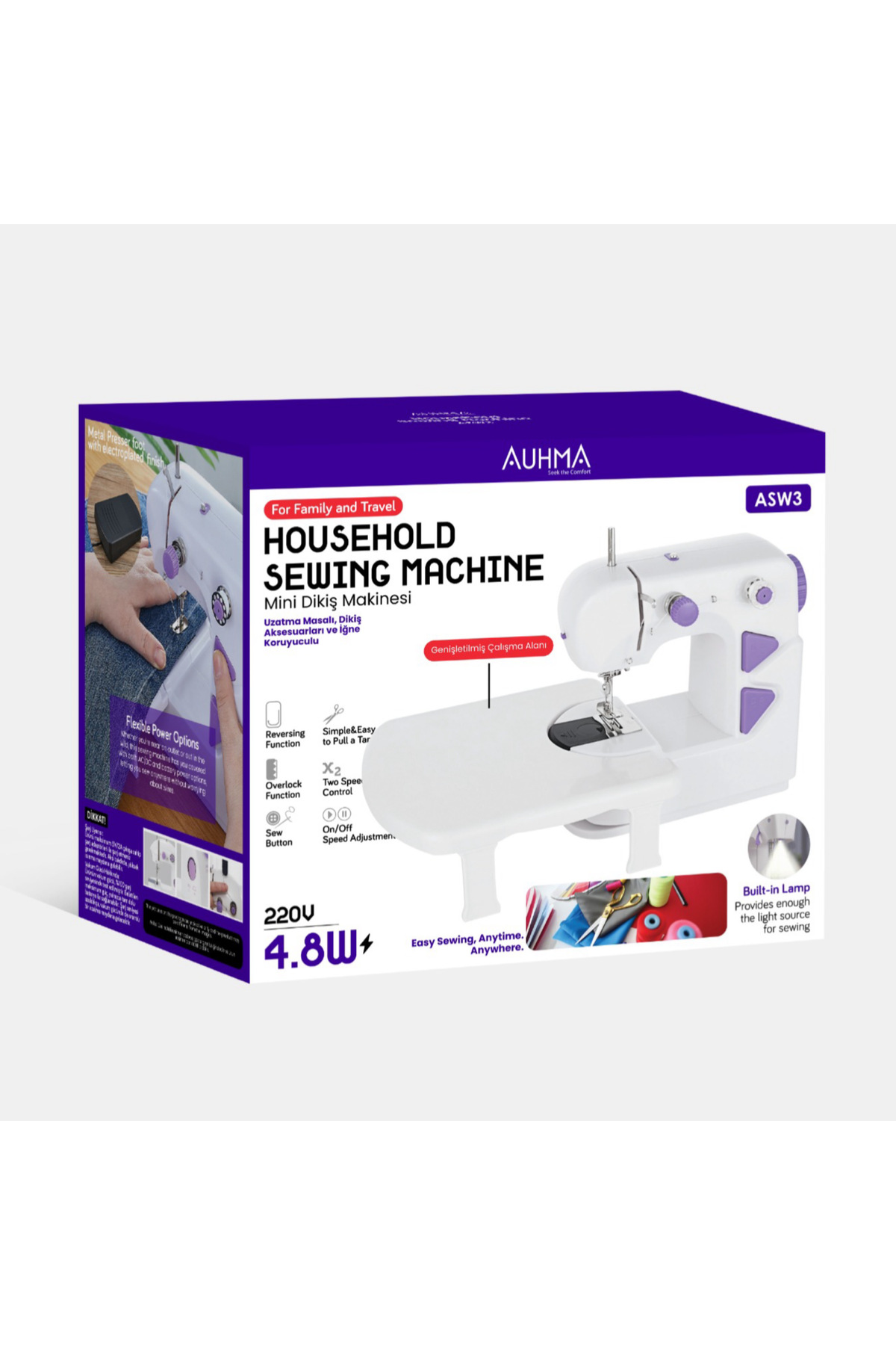 Al-NET Teknoloji Al-NET Mini Dikiş Makinesi 4.8 W, 23 Kademe