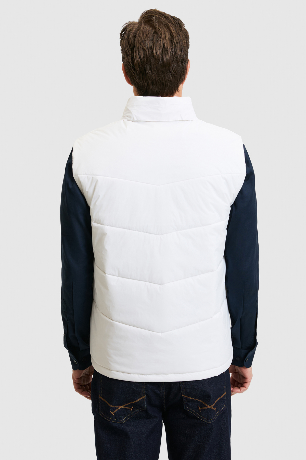 U.S. Polo Assn. Erkek Beyaz Yelek 50318825-VR013 görsel 5