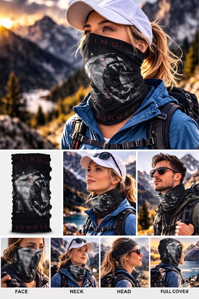 Colizon Unisex Koşu Bisiklet Motor İçin Buff Boyunluk UV Korumalı Termal Maske