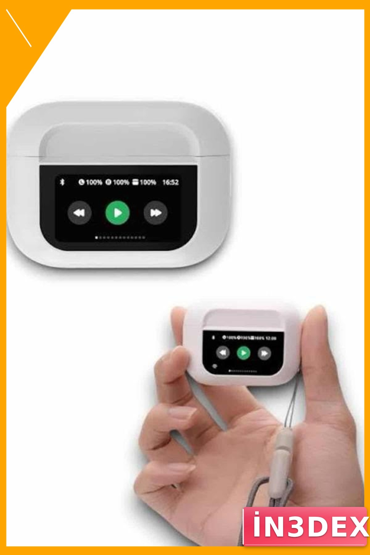 TWS Dokunmatik Ekranlı Bluetooth Kulaklık iOS Android Uyumlu