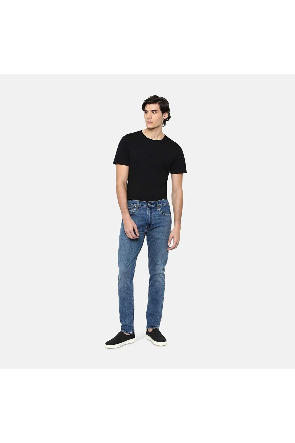 شلوار جین مردانه کمر باریک مدل 512™ سرمه‌ای تیره A2087-0037 لیوایز شلوار جین Levi's