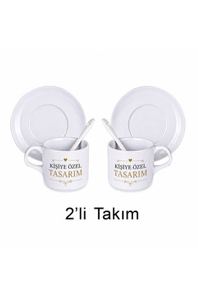 FK Hediyelik Kişiye Özel Tasarım 2'Li Çay Fincanı Takımı, Kendine Özgü Tasarı...