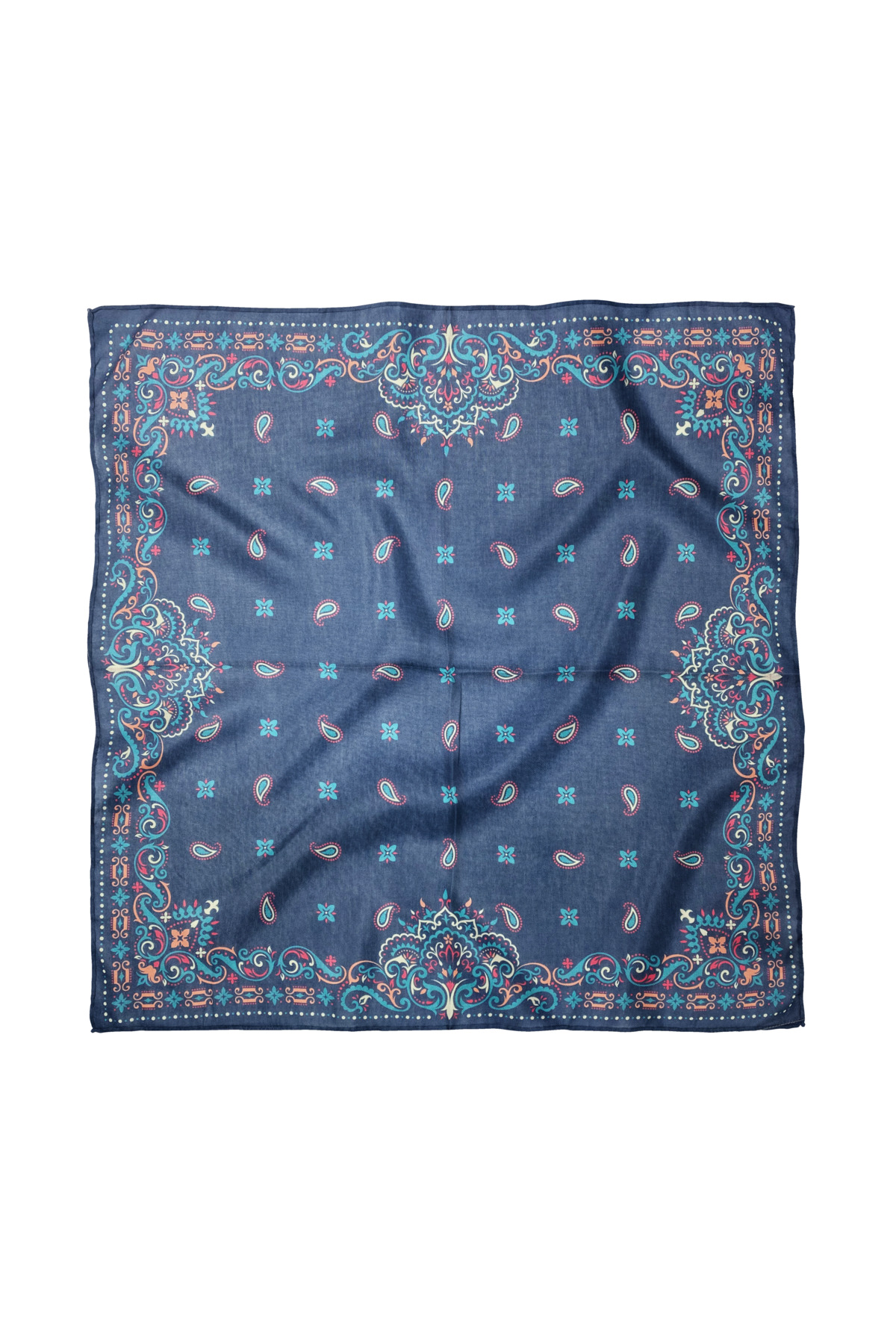 Cotton Polyester Shawl Patterned Scarf / Bandana 60x60cm
