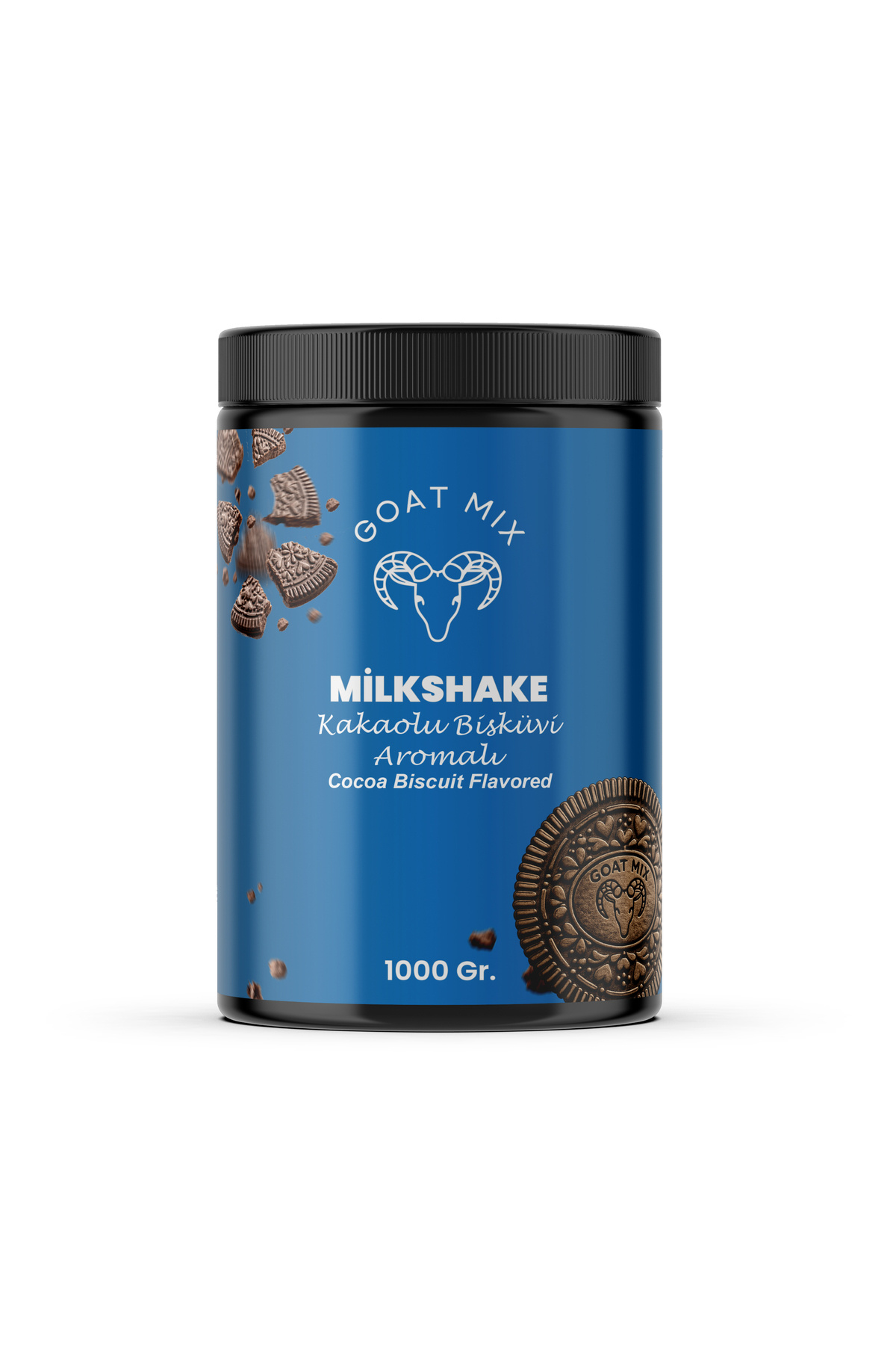 ＿milky GOAT MİX Kakaolu Bisküvi Aromalı Milkshake 1000 Gr. - Fiyatı