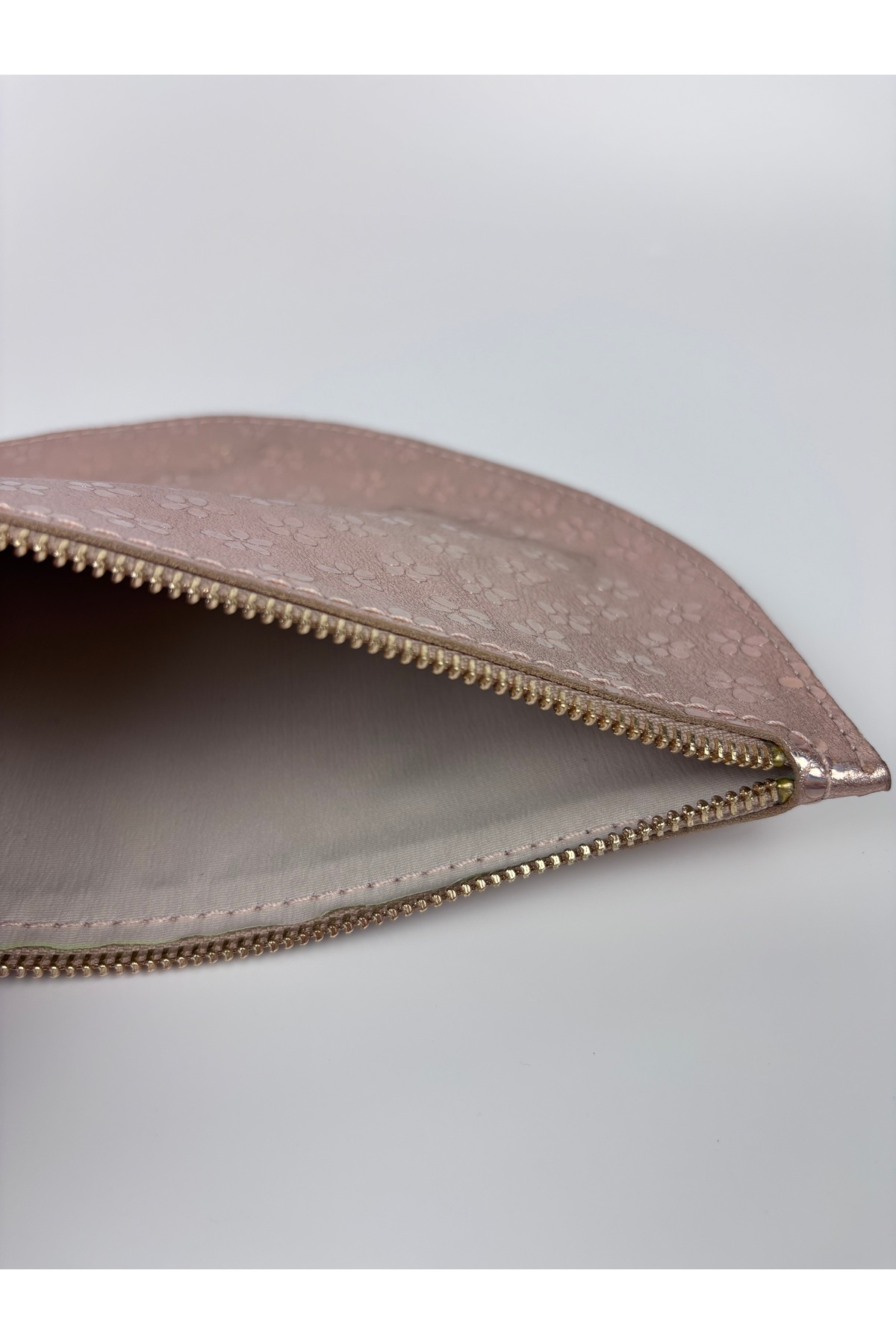 TROYDER Hakiki Deri Clutch/Portföy Çanta Parlak görsel 3