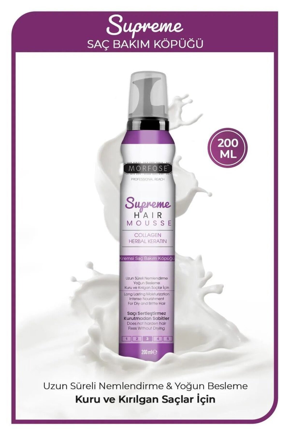 Artepieza co. Supreme Saç Köpük 200 ML - Nemlendirme - mrfs — Tedrk-RYL-HMR24321