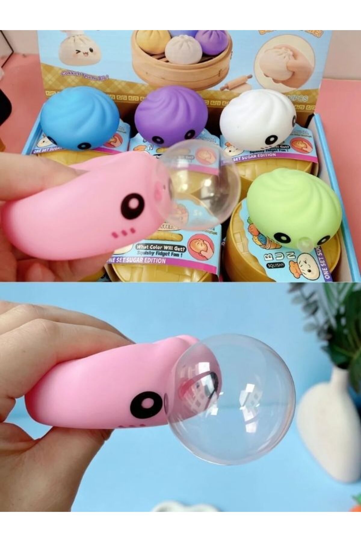 TOYTOPIA Sakız Şişiren Çin Mantısı Squisyh - Bubble Blowing