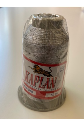 Kaplan Oya ve dantel ipliği nakış simi 50 gr GÜMÜŞ