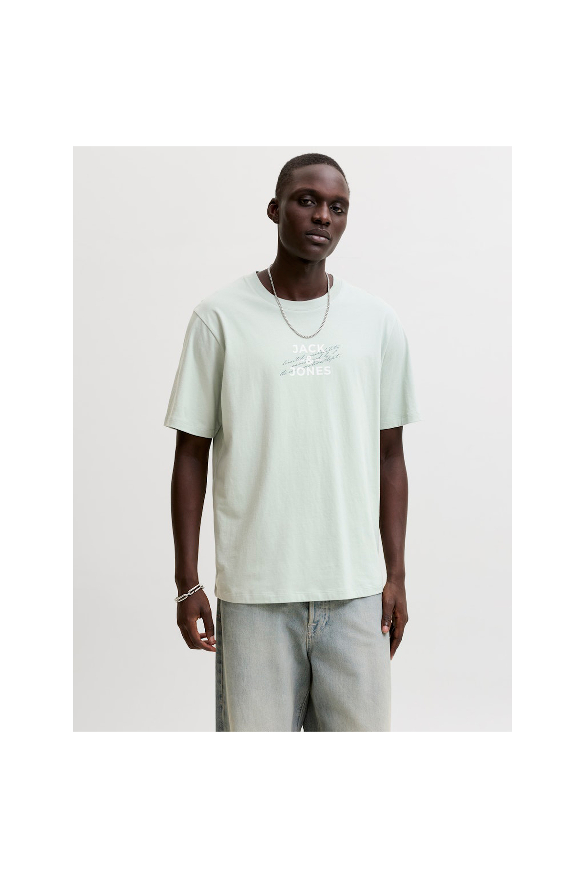 Jack Jones Etorna Front Print Regular Fit Erkek Tişört 12298583