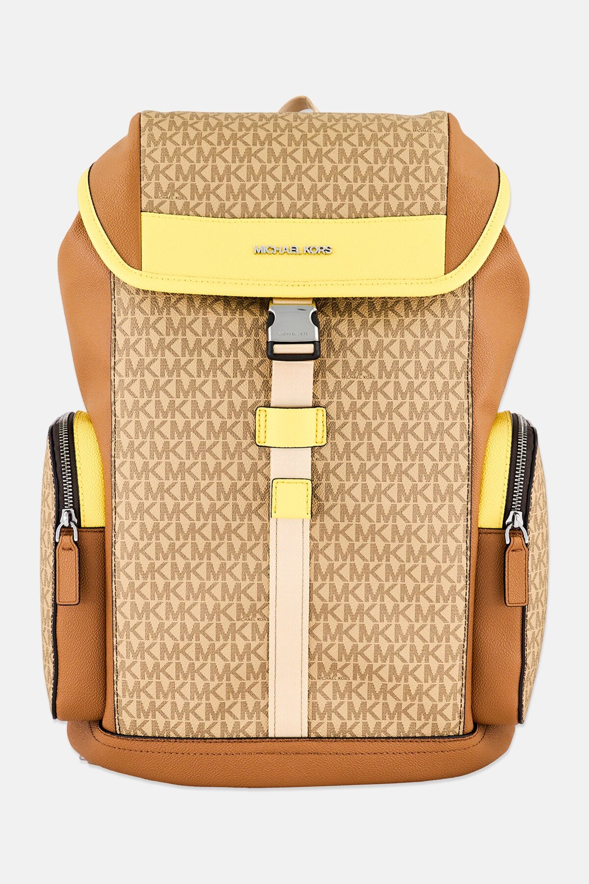Michael Kors Men Brand Logo Backpack, Brown- Trendyol
