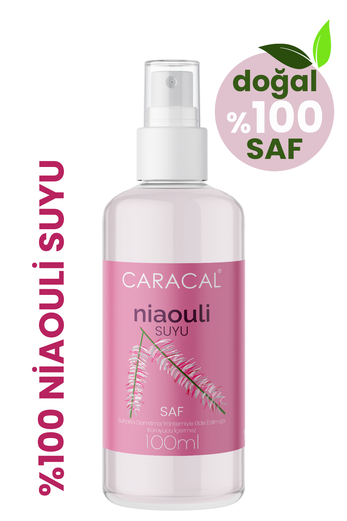 Doğal Niaouli Suyu - %100 Saf ve Katkısız- Cam Şişede Sprey - 100ml — Niavuli Neoli Niyoli Neyoli Nioli Suyu
