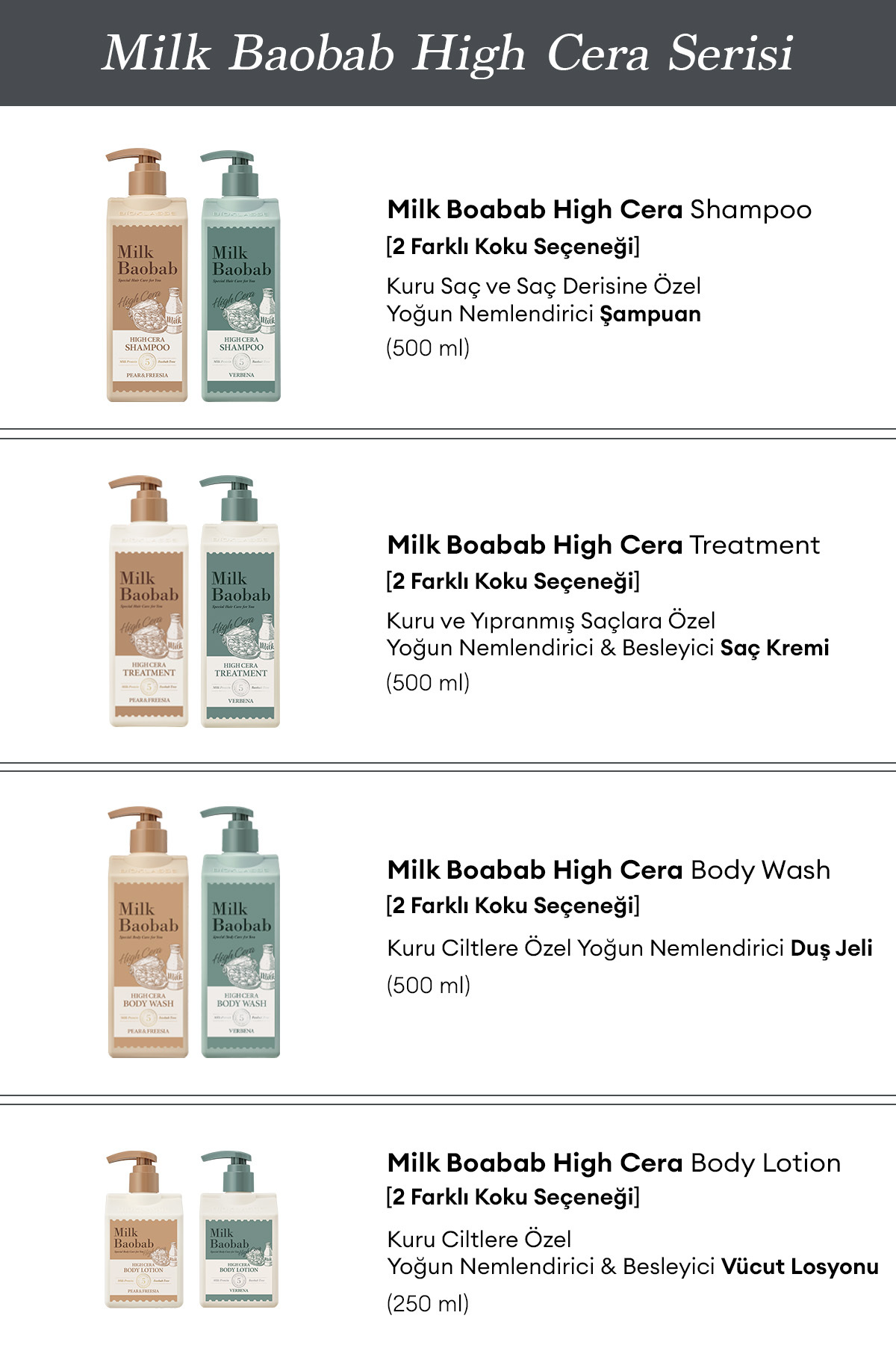 Yoğun Nemlendirici & Besleyici Vücut Losyonu High Cera Body Lotion (Pear&Freesia) — 9491 — تصویر 8 از 9