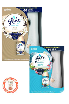 Glade Otomatik Sprey Cihazı + İpeksi Vanilya Yedek 269 Ml ve Otomatik Sprey C...