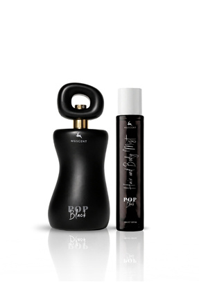 MUSCENT Pop Black Parfüm ve Hair & Body Mist Seti - 150 ml