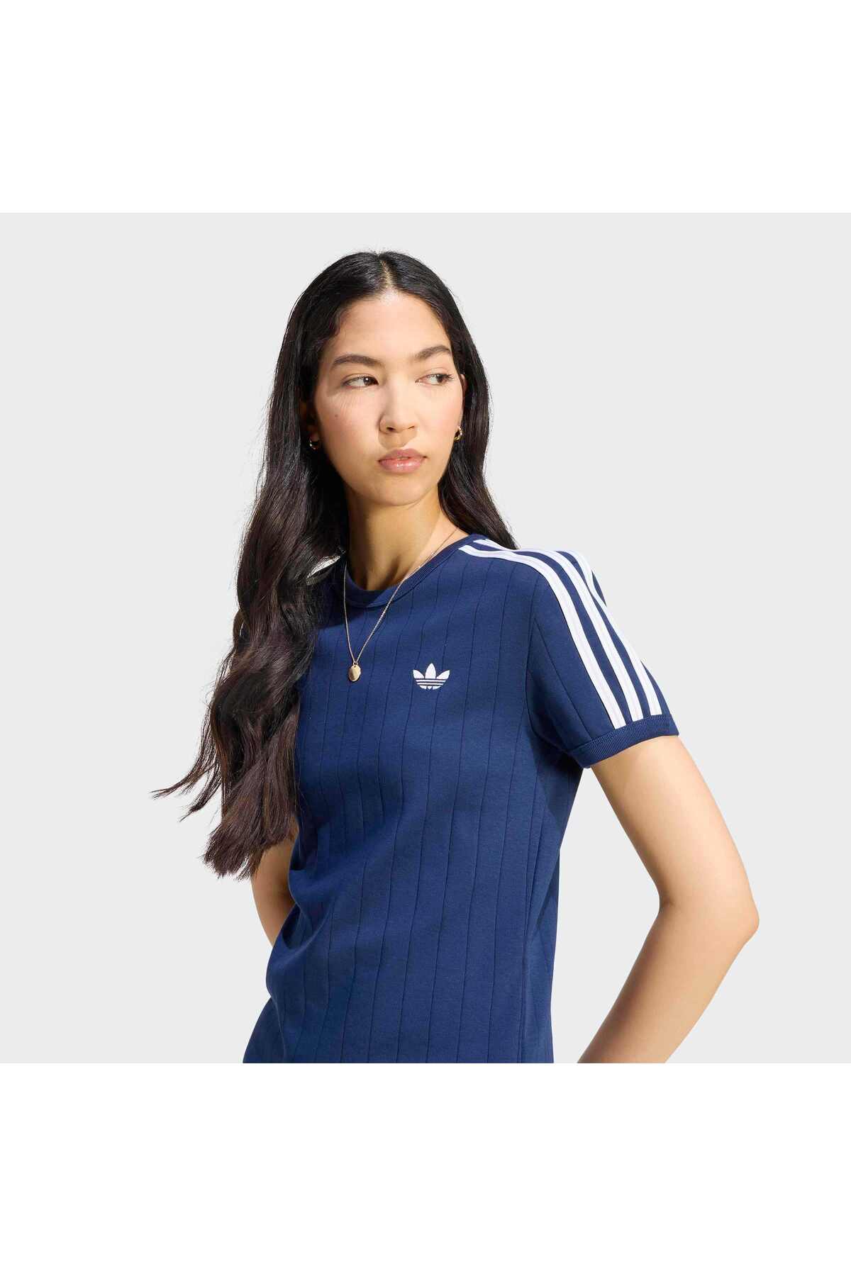 adidas Pstripe Ss Tee Kadın Spor T-shirt KS9992 görsel 5