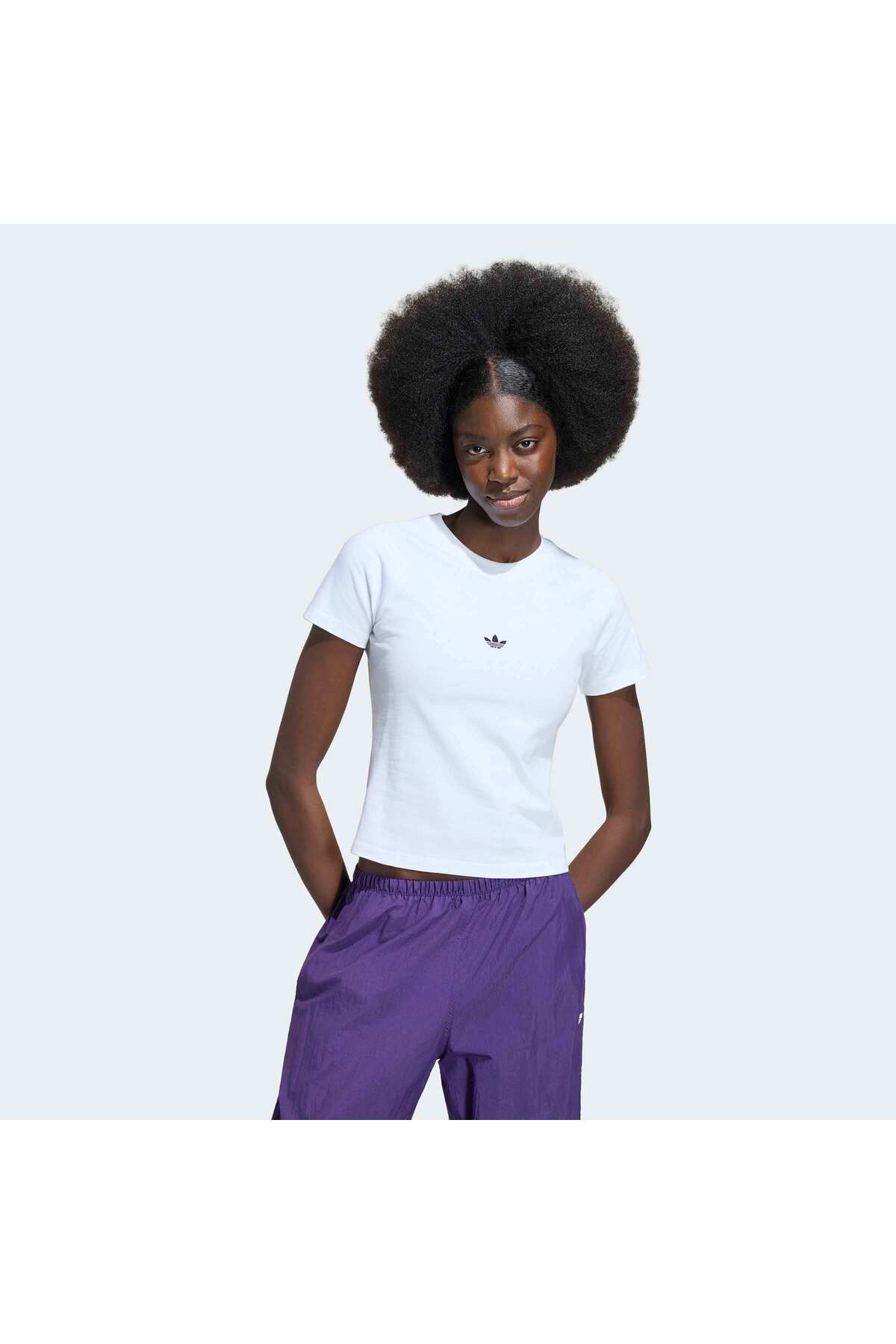 adidas Ess Slim Tee Kadın Spor T-shirt KQ6699