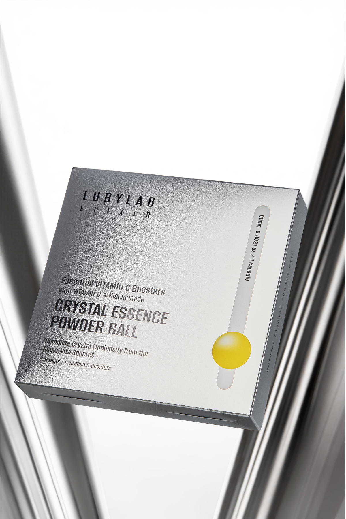 CRYSTAL VITAMIN C POWDER BALL Vitamin C kapsülleri ile cilde yoğun aydınlatıcı bakım sunan yenilikçi bir toz serum teknolojisi — LUBYLAB01 — تصویر 3 از 8