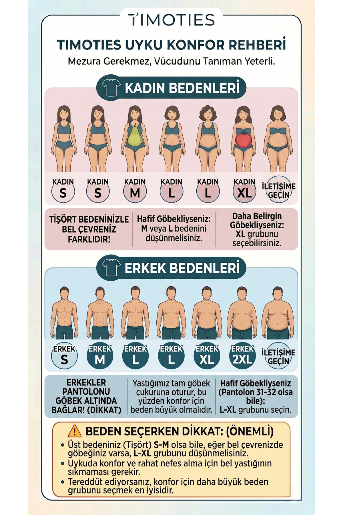 Timoties Modüler Ortopedik ve Siyatik Uyku Korse Yastığı görsel 8