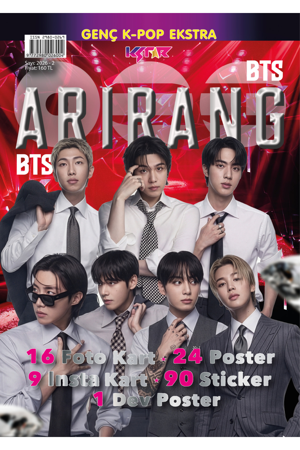 KSTAR Bts Arirang Dergisi Kpop - Fiyatı, Yorumları