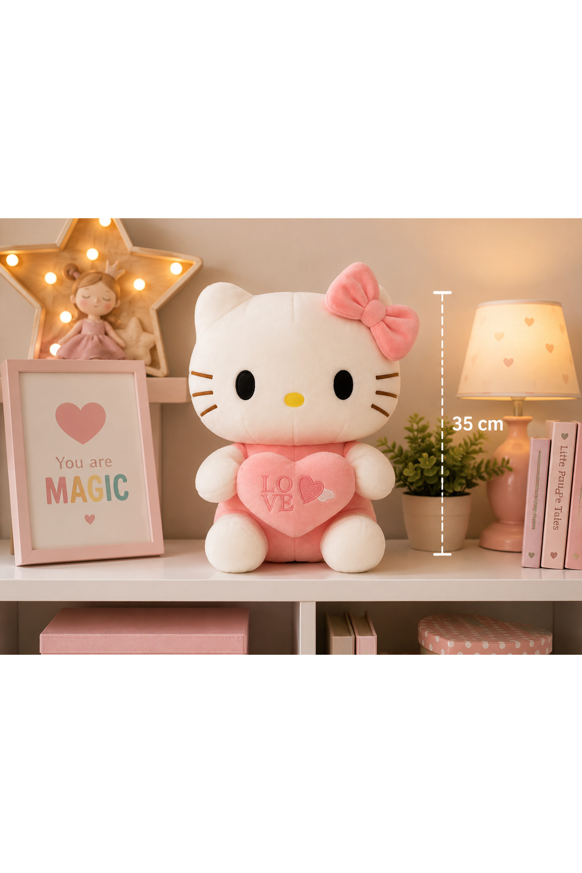 Hello Kitty ぬいぐるみ マスコット 35点大量セット Toyzoy Toys Hello Kitty Peluş Oyuncak 35 cm – Sevimli, Yumuşak