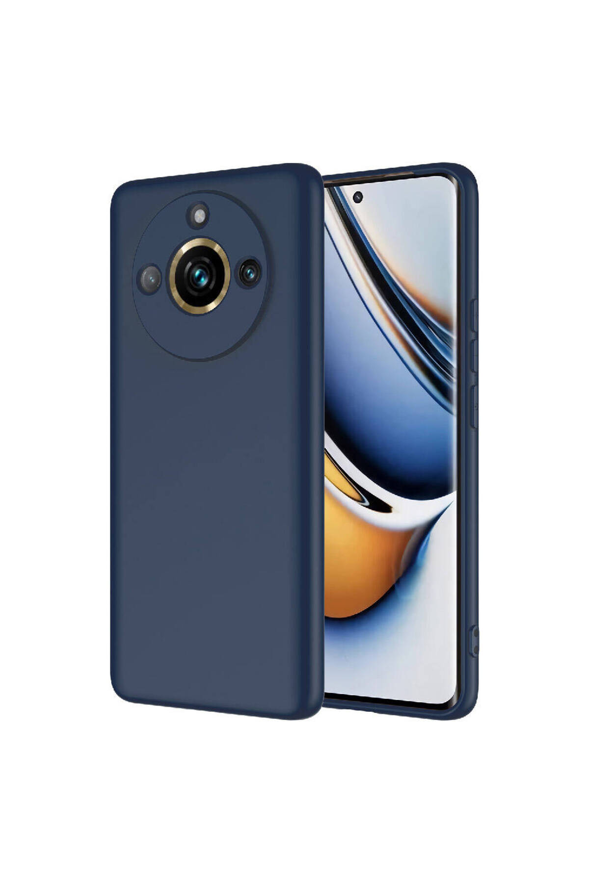 Realme 11 Pro Plus Kılıf NVTH Mara Lansman Kapak - Lacivert