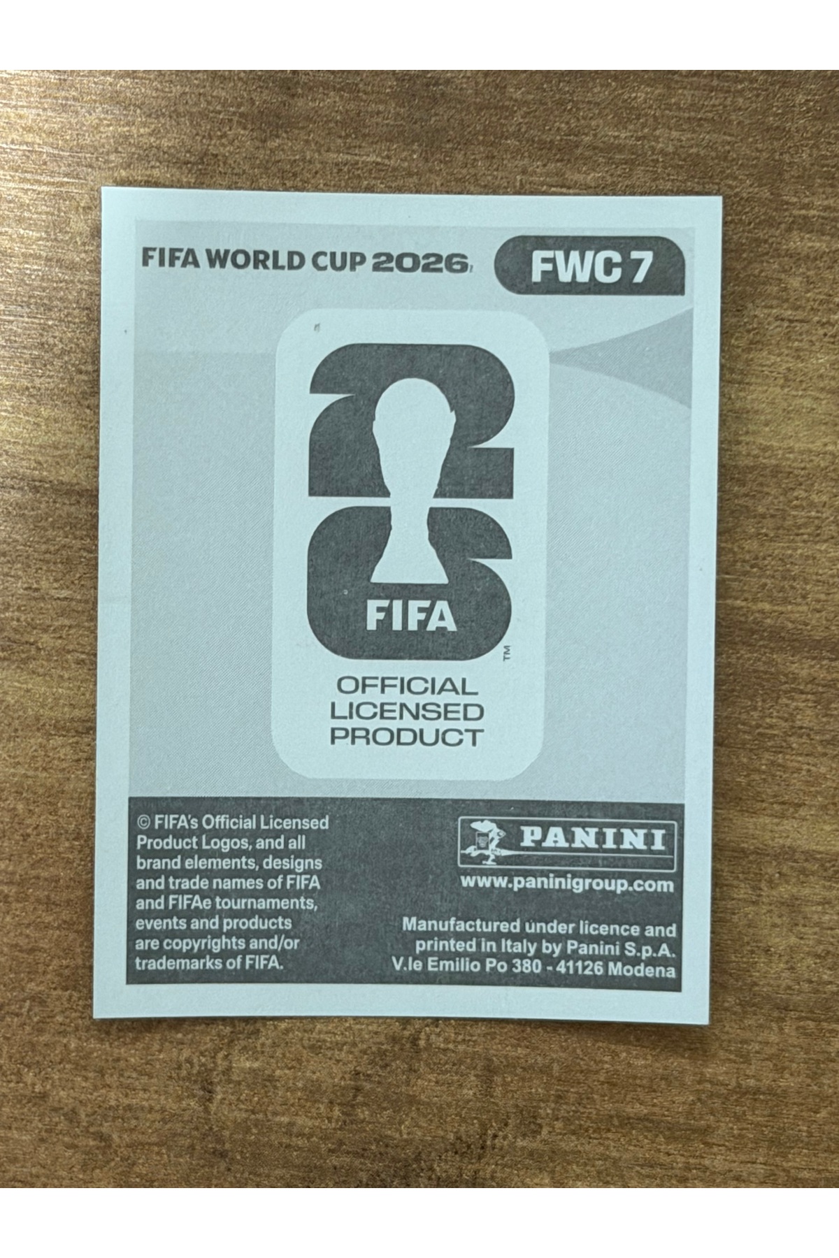 Panini FWC 26 World Cup 2026 Can Mex Usa Sticker FWC 7 - Fiyatı