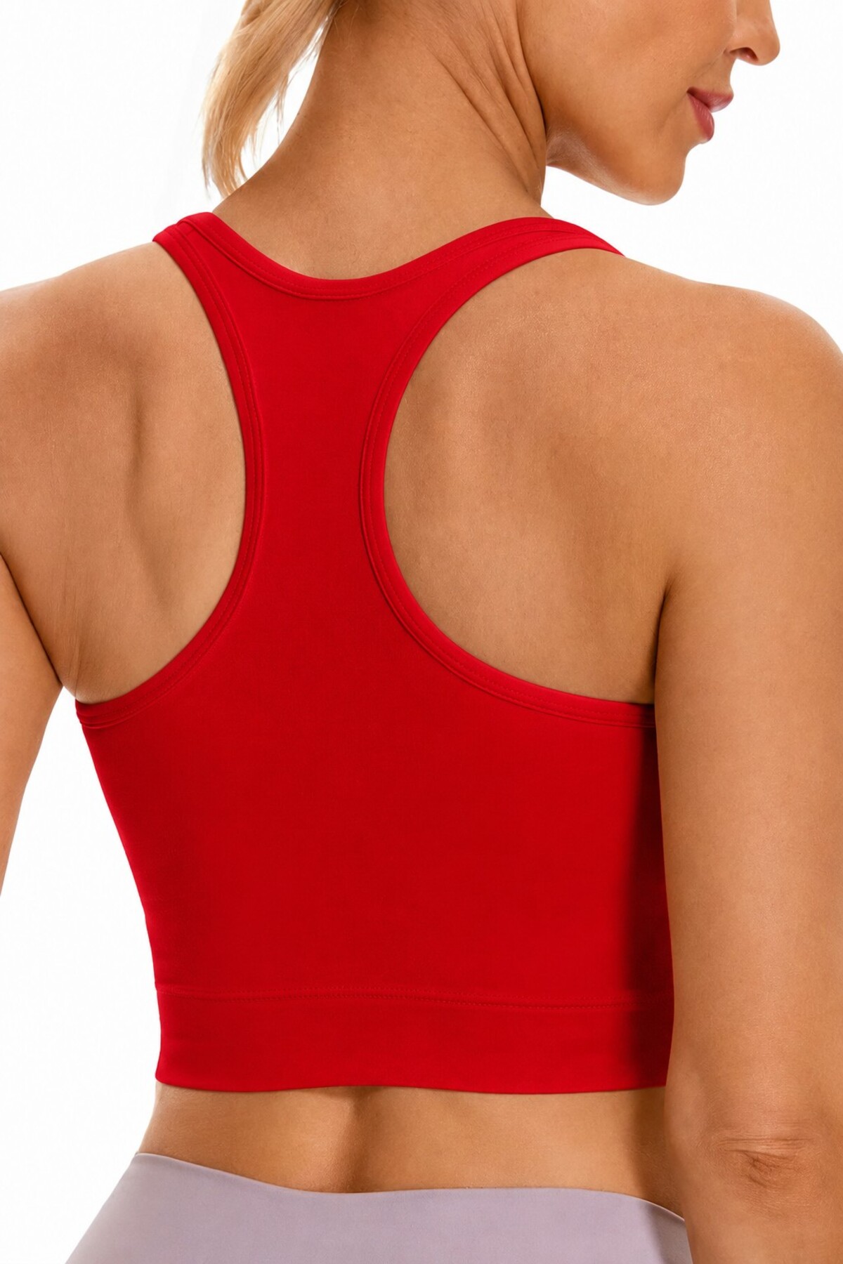 GHASSY CO . Kadın Racerback Running Yoga Egzersiz Fitness Spor Sütyen CRS004