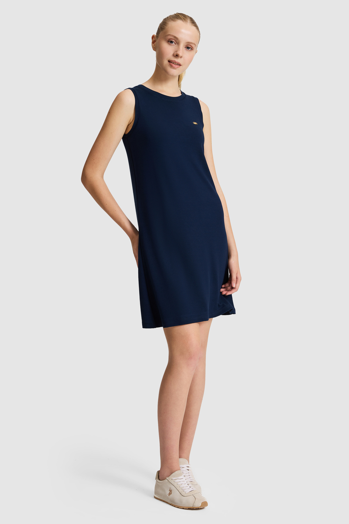 U.S. Polo Assn. Kadın Lacivert Örme Elbise 50321805-VR033