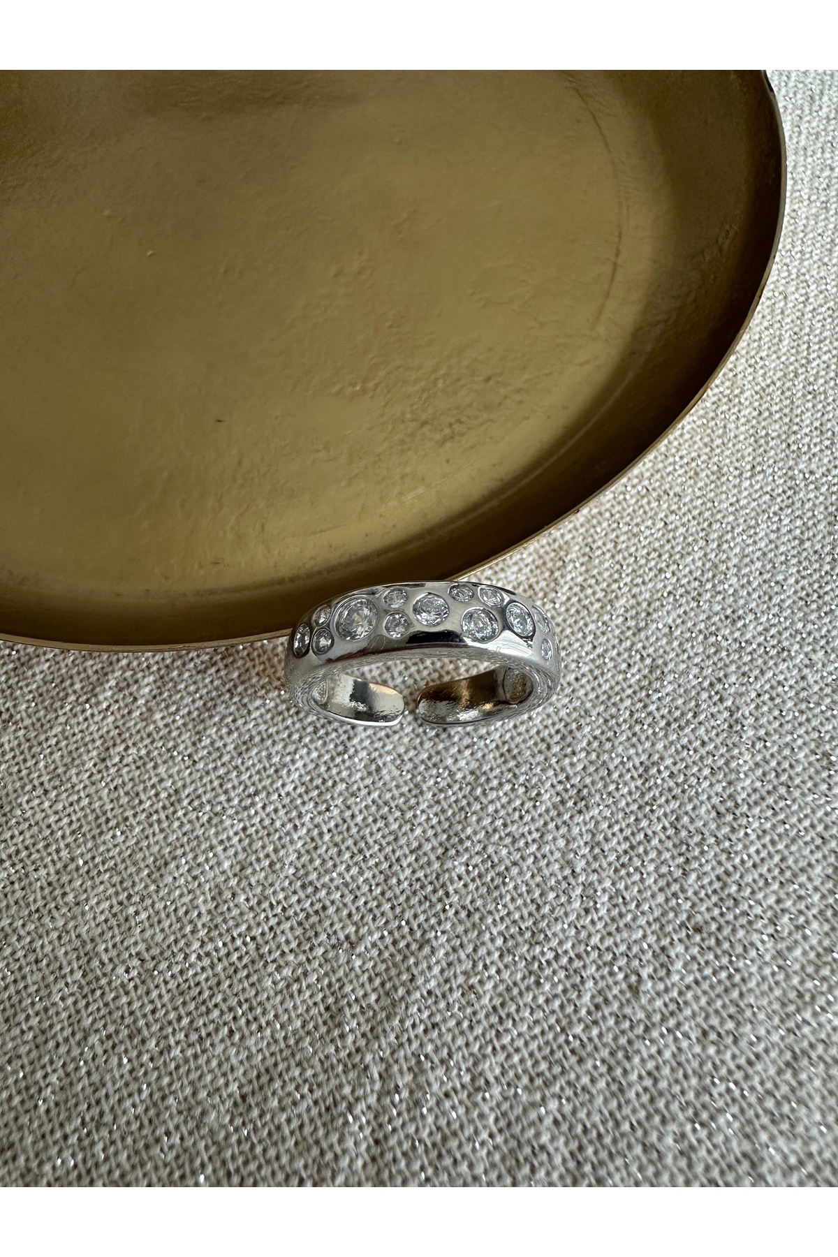 Silver Multigone Ring