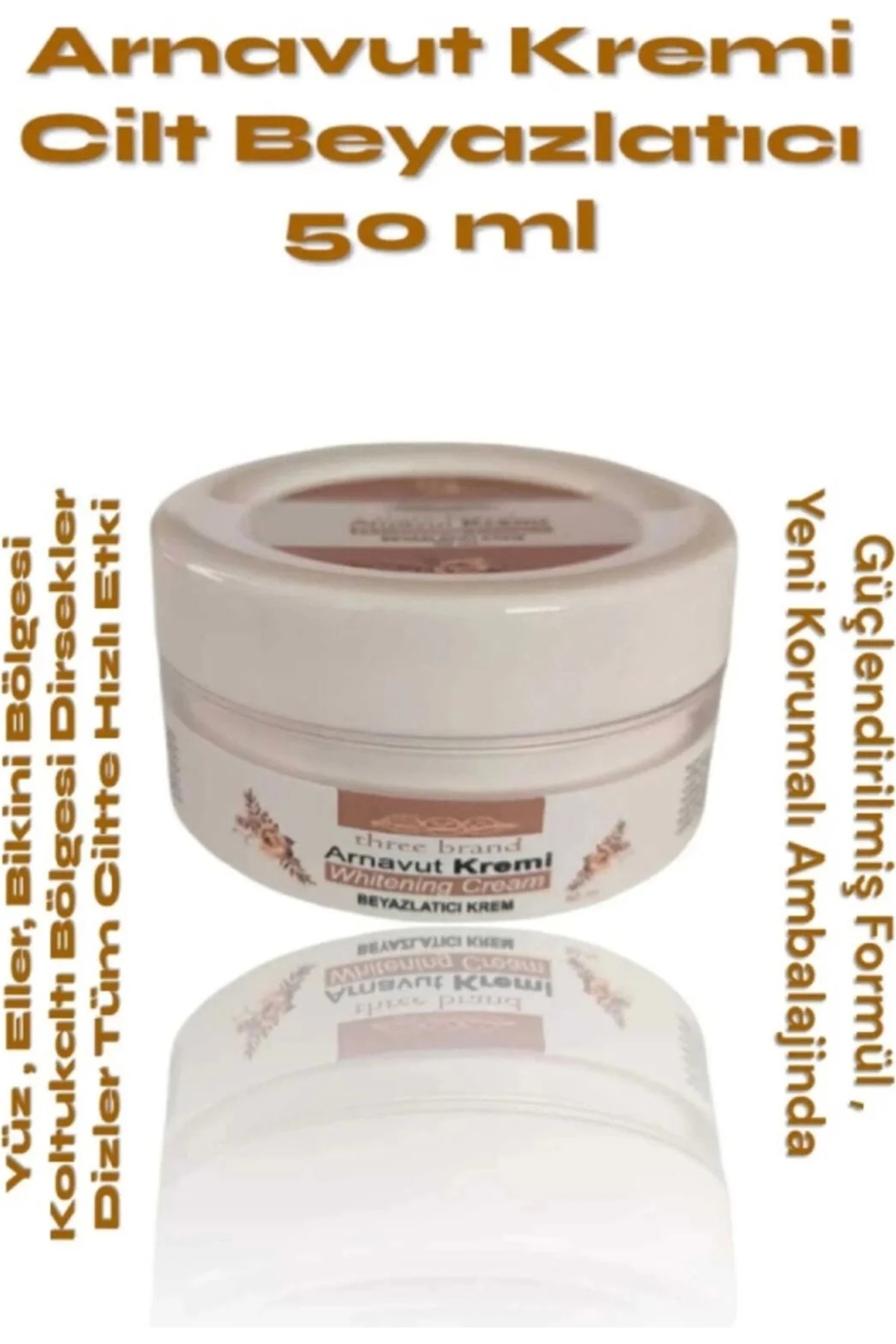 Süper Three Brand Whitening Cream Arnavut Kremi 100 ml Kremi x 1 Adet — GU-EYF-20858-DLRA — تصویر 2 از 3
