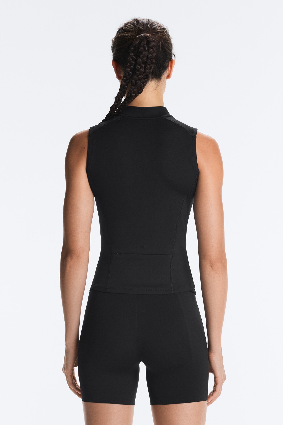 Oysho Fermuarlı kolsuz T-shirt görsel 2