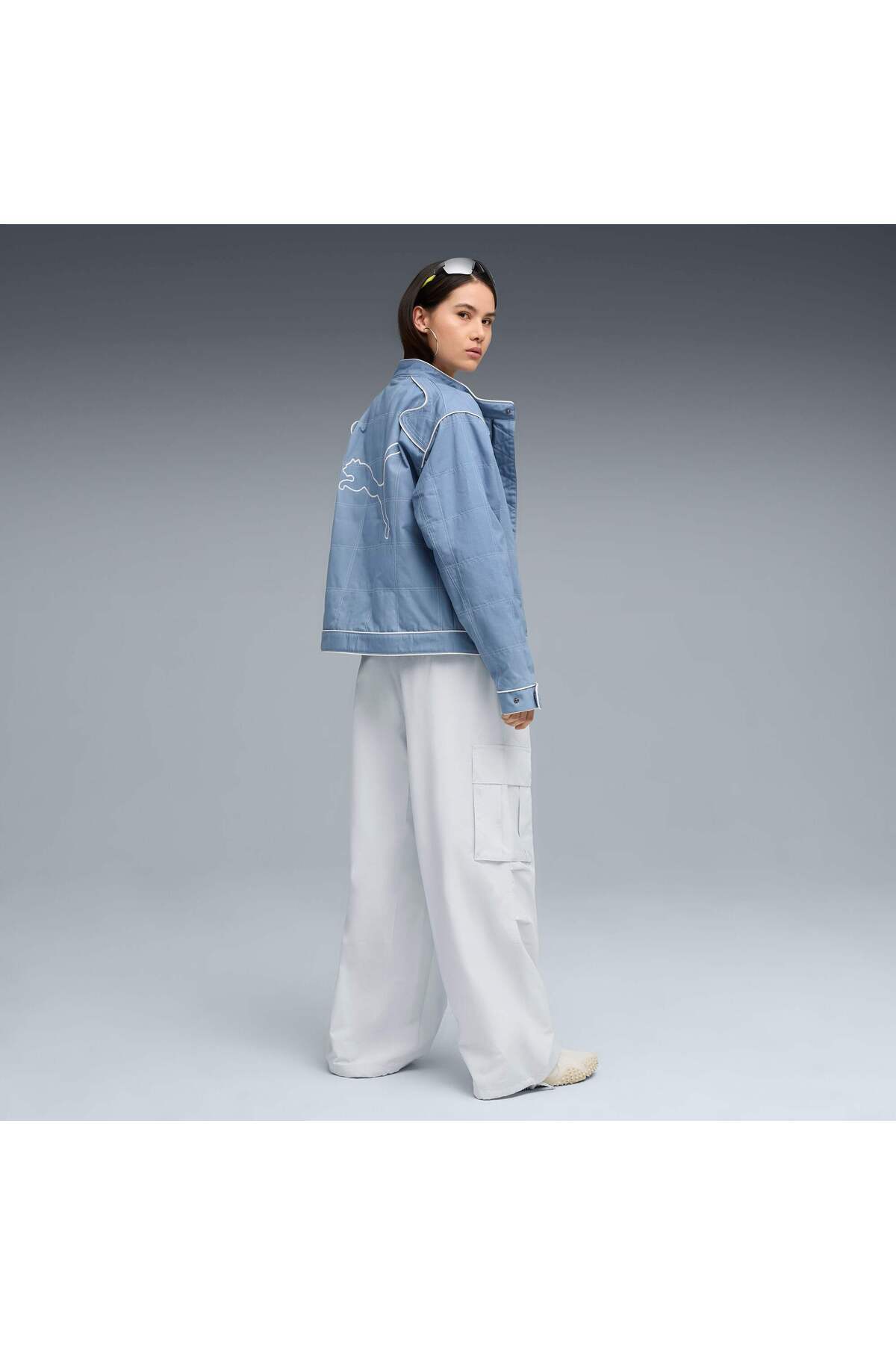 Puma FUTURE.PUMA.ARCHIVE Racer UNISEX Ceket görsel 4