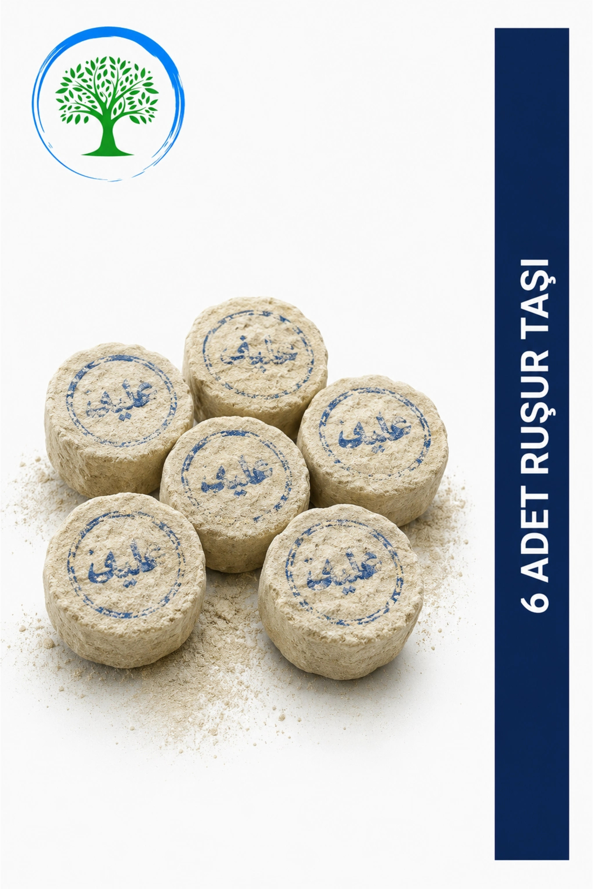 Çare Burada ÇareBurada Ruşur Taşı 6 Adet | Beyazlatıcı Ölü Derilerden Arındırıcı Yüz ve Vücut Peelingi ( İran Ha — P6140S7094