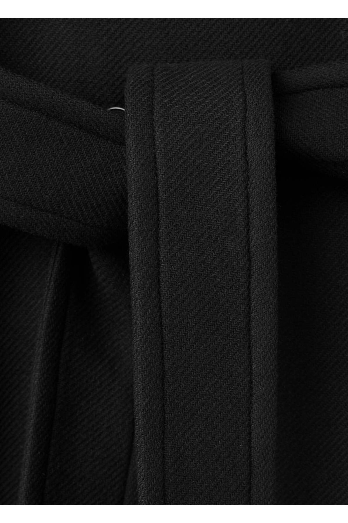 MANGO Woman Manteco wool funnel-neck coat görsel 5