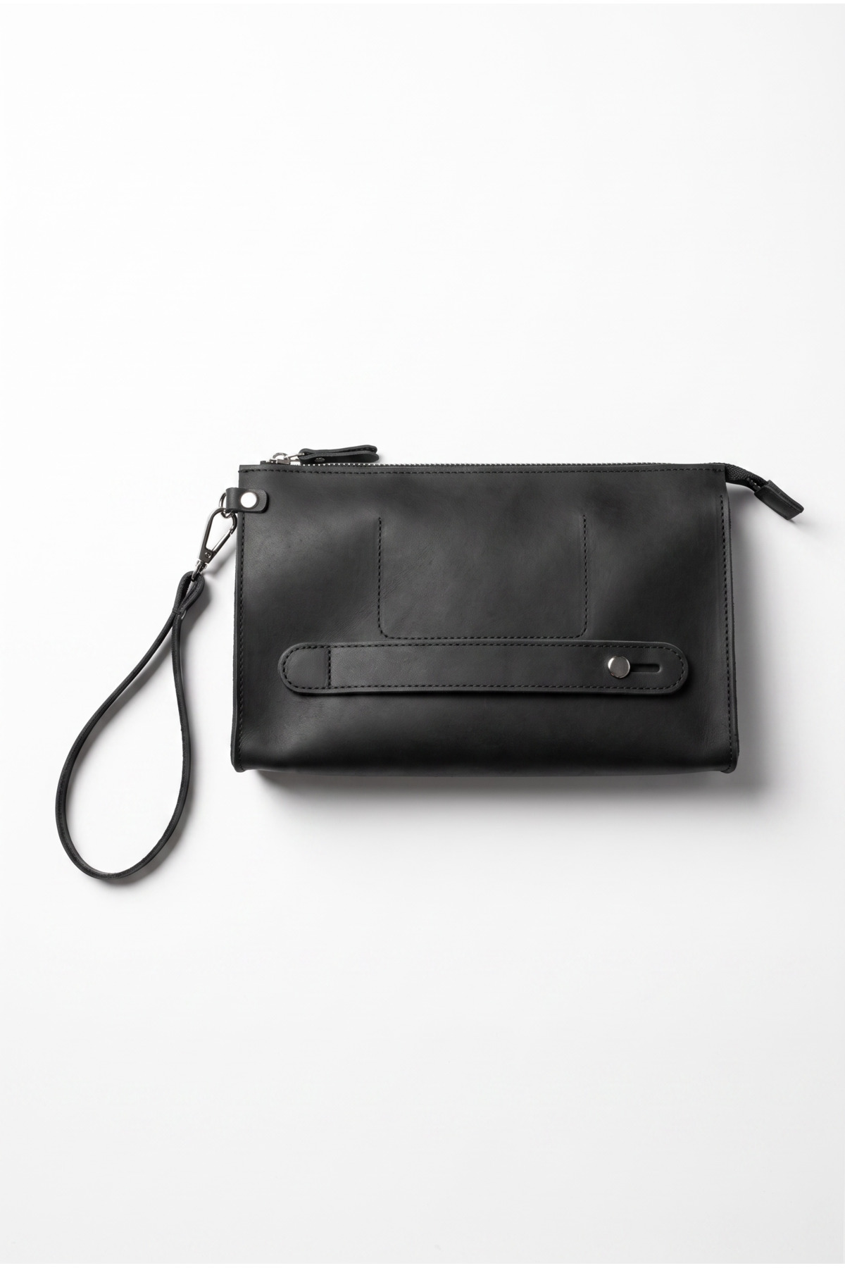 BeeBlack Hakiki Deri Organizer TİTAN Model El Çantası- Crazy Günlük El Taşıma Çantası görsel 3