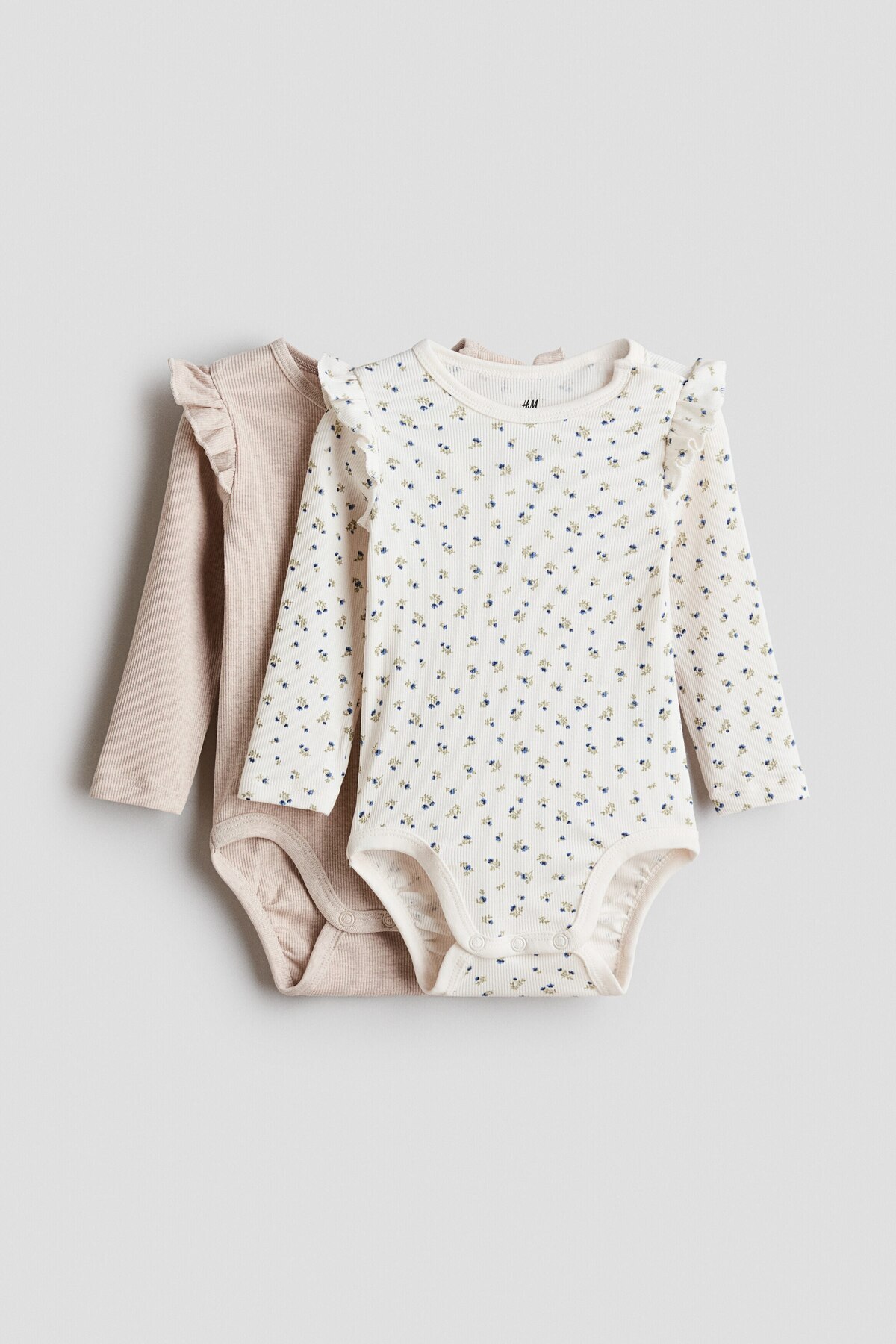 بادی‌های نخی بسته ۲ عددی اچ اند ام بادی H&M