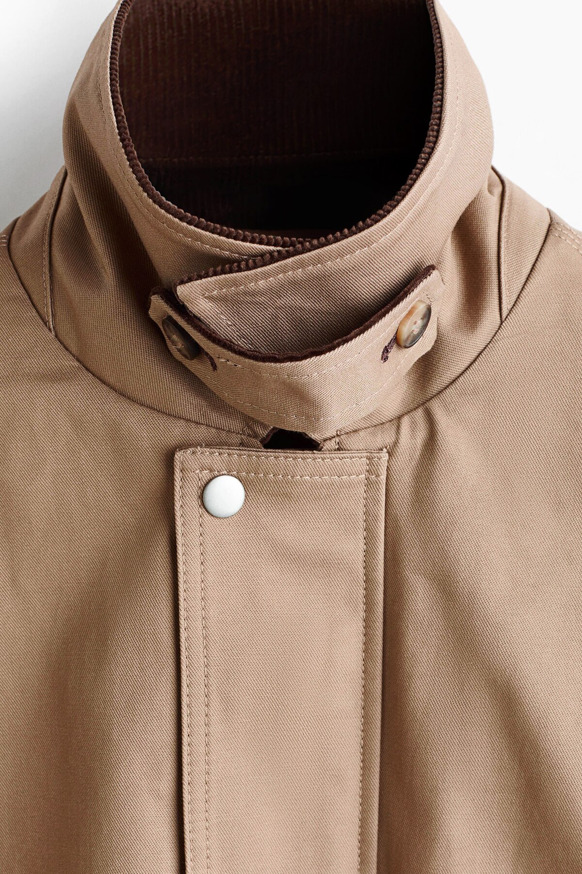 H&M Gabardin Workwear Ceket görsel 7