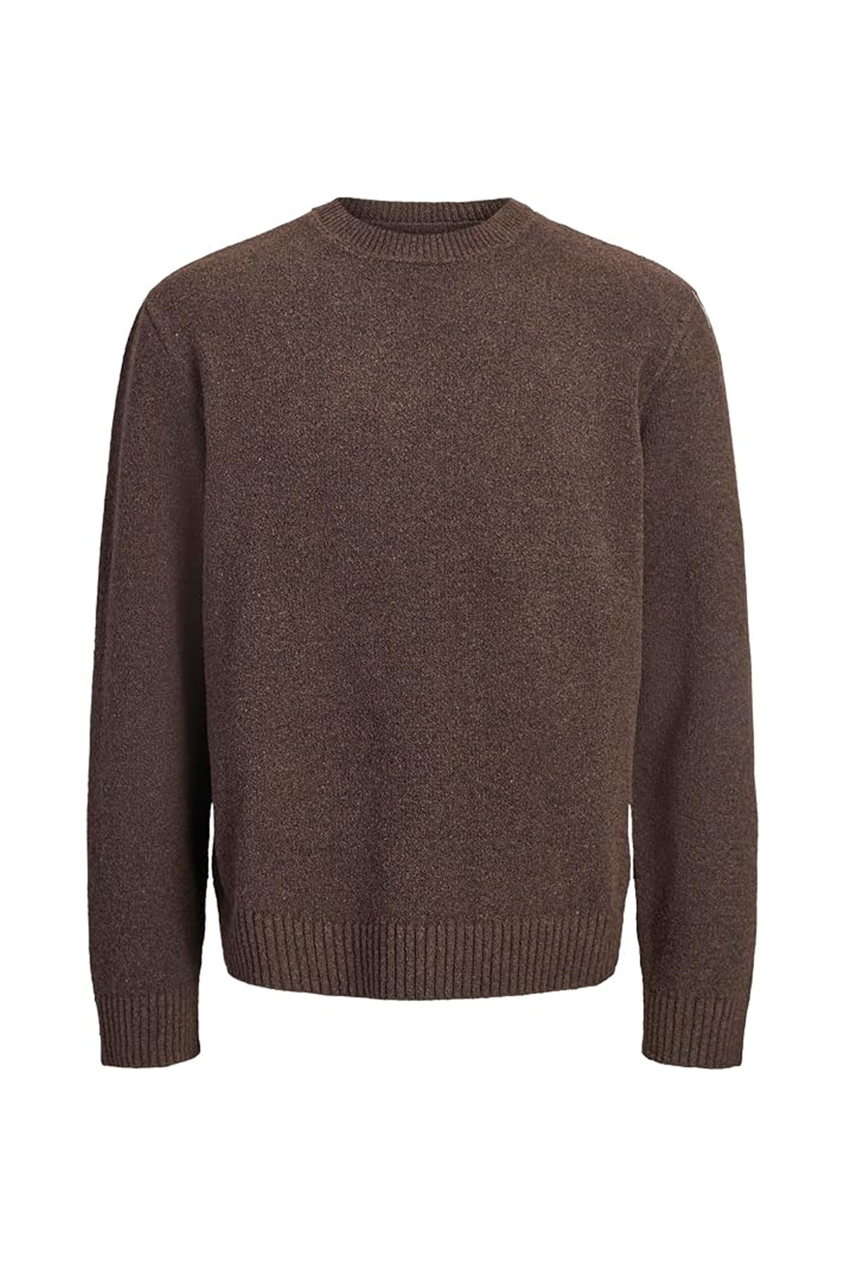 پلیور یقه گرد مردانه قهوه‌ای کد ۱۲۲۹۳۲۴۴ JORNORREBRO CATSKILLS جک اند جونز پلیور Jack & Jones