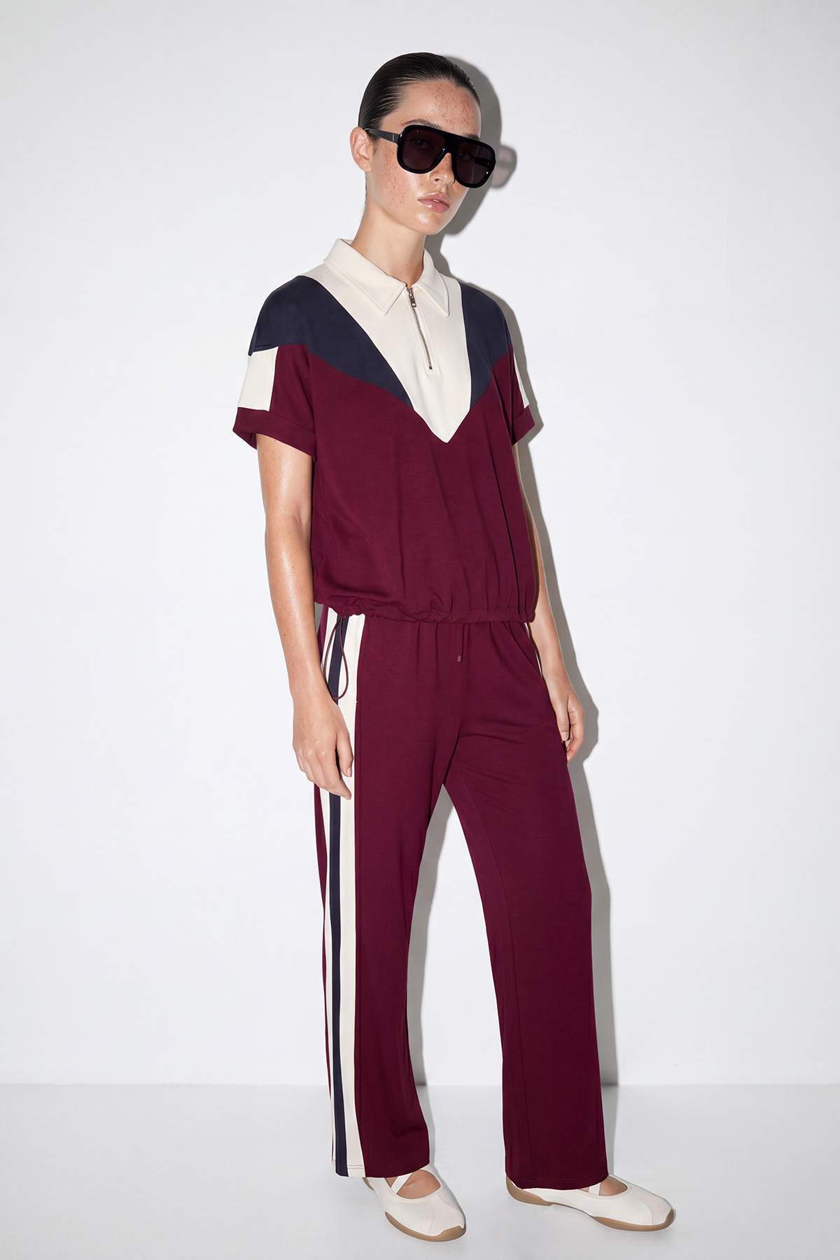 Drop by Trendyolmilla Polo Yaka Fermuarlı Eşofman Takımı