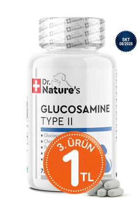 Dr. Nature's Köpek Glukozamin 75 Tablet – Eklem Destekleyici MSM Kondroitin İ...