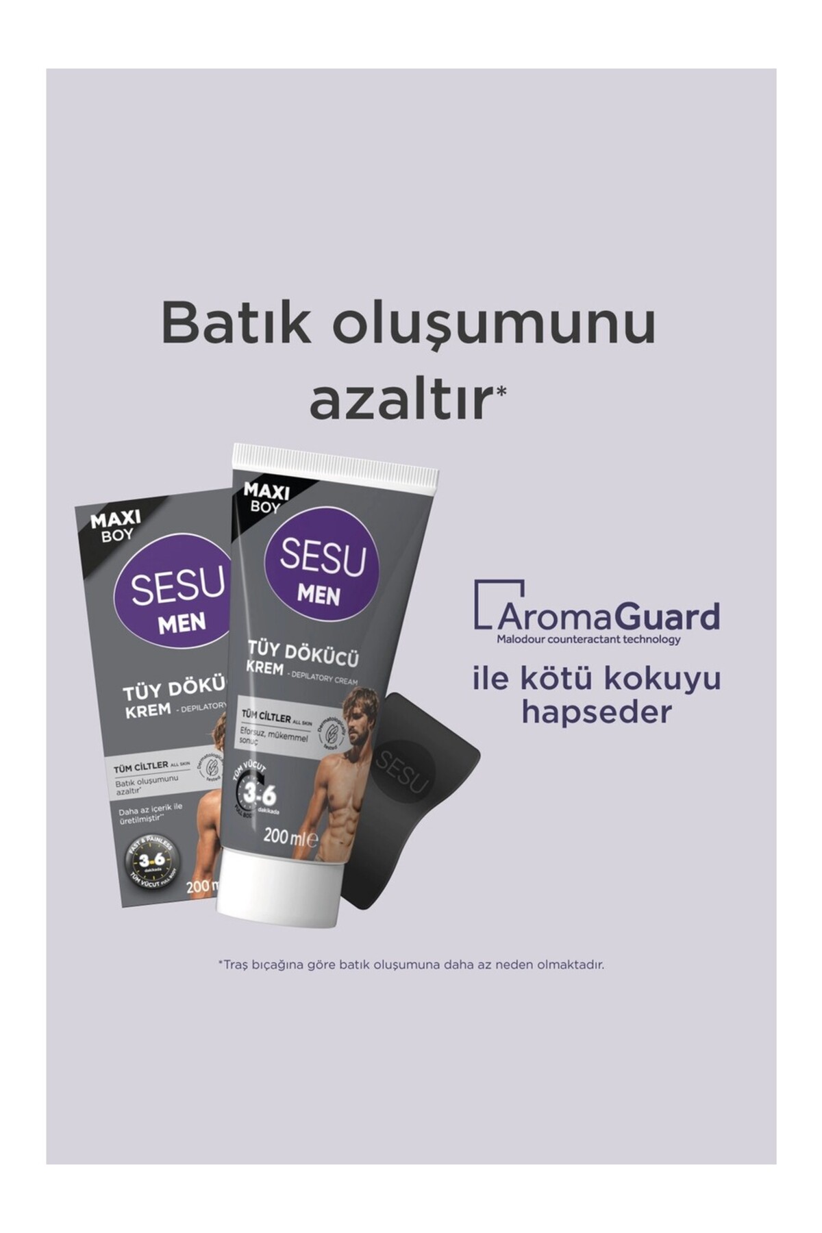 Men tüy dökücü krem 100 ml +100 ml — dgnsesu men — تصویر 6 از 7