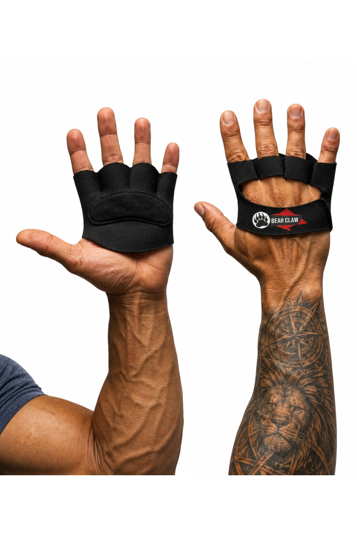 Bear Claw Pad Fitness Eldiveni Ağırlık Kaldırma Eldiveni Dambıl GYM Antrenman Parmaksız El Koruyucu