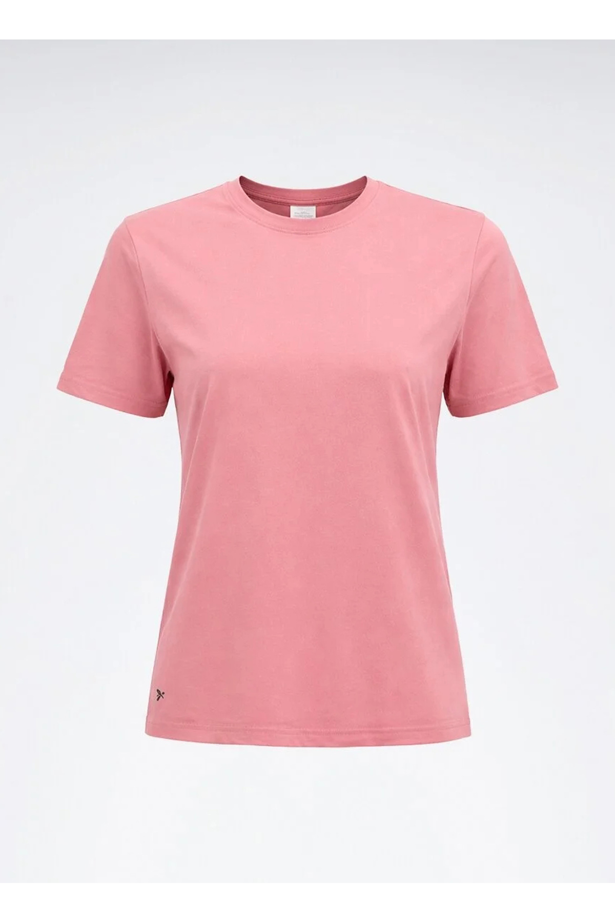 Reebok LC 6024 VERK TEE Pembe Yuvarlak Yaka Regular Fit Düz Kadın T-Shirt