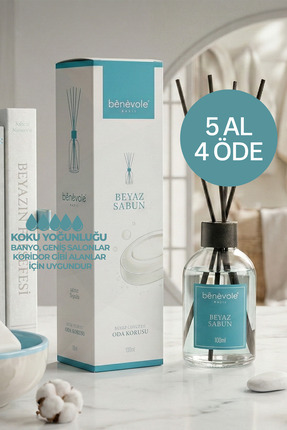 Benevole Beyaz Sabun Bambu Çubuklu Oda Kokusu 100 ml | Beyaz Sabun, Ferahlık ...