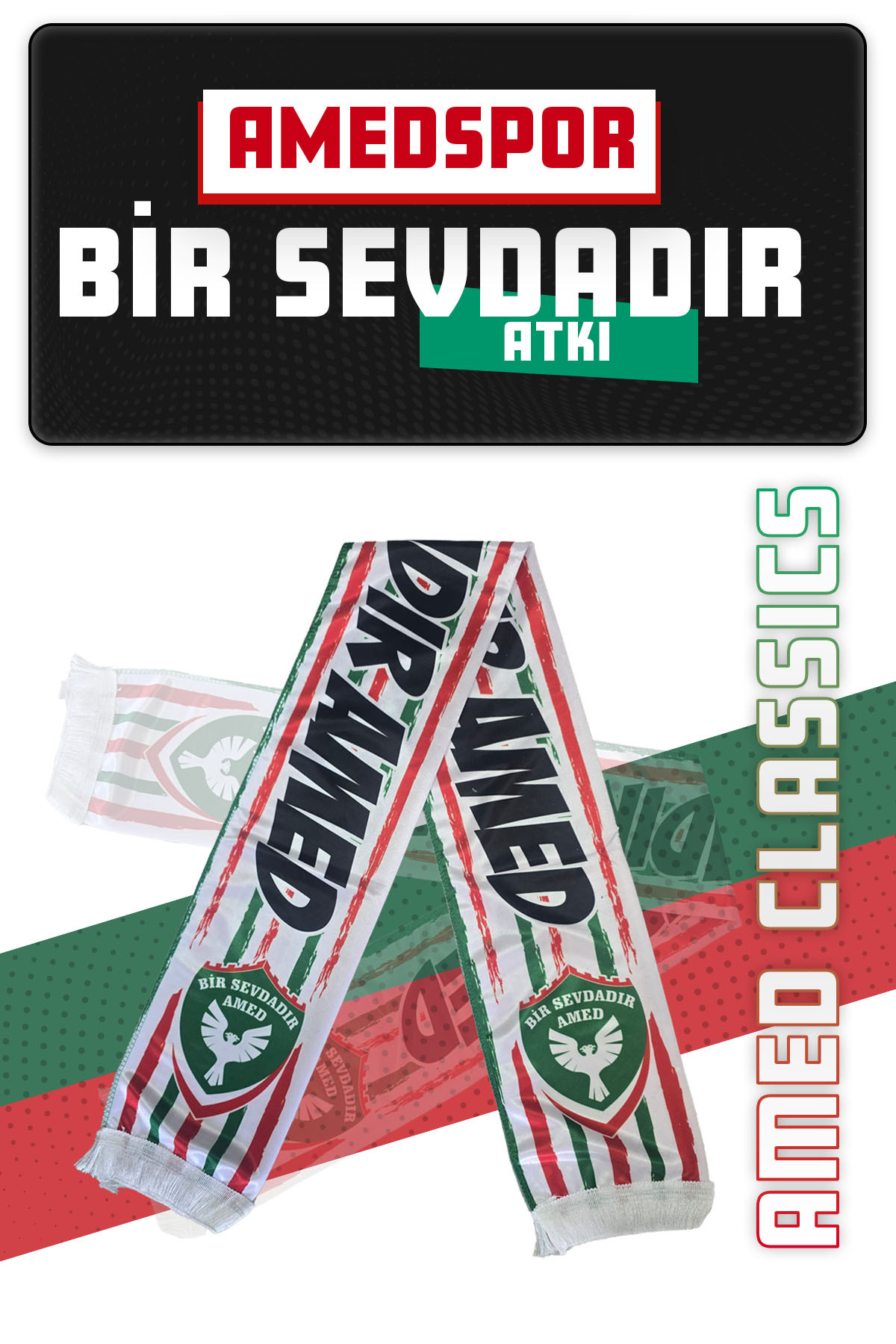 Amed Spor Bir Sevdadır Amed Şal Atkı Diyarbakır Amedspor Amed Store B02