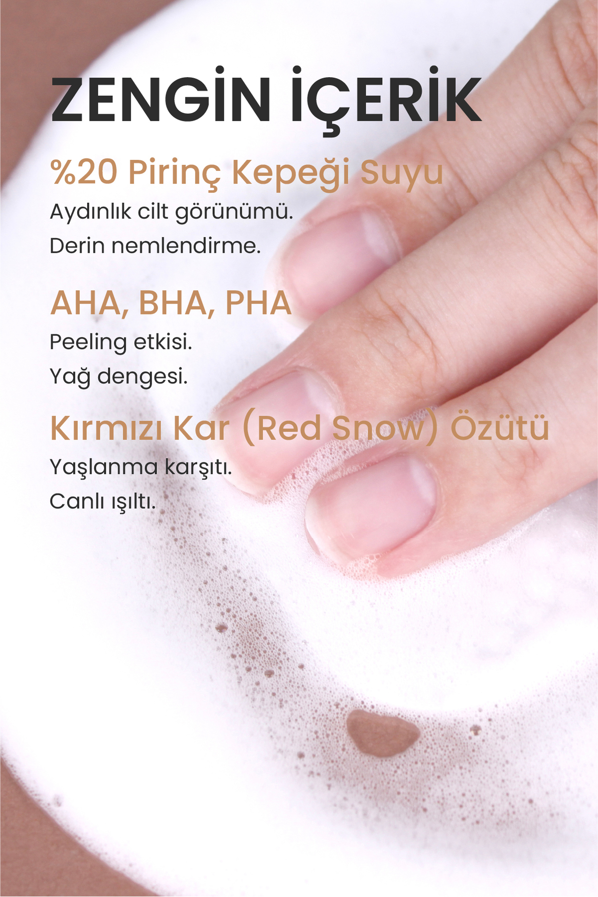 Rice Bubble Temizleme Pedi Makyaj Temizleyici ve Peeling Etkili Nemlendirici Temizleme Pedi 80 Adet — DERMAL/PAD/010 — تصویر 3 از 4
