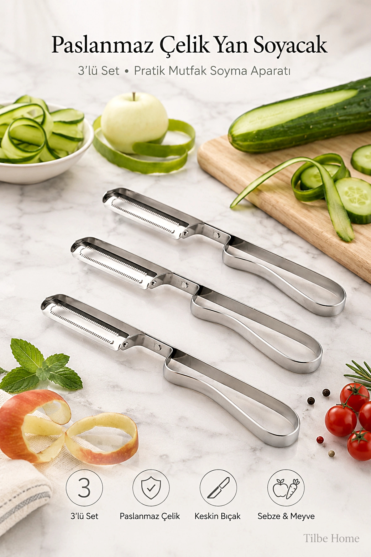 Stainless Steel Vegetable Potato Side Peeler Apparatus Luxury Metal Side Peeler Potato Vegetable Peeler
