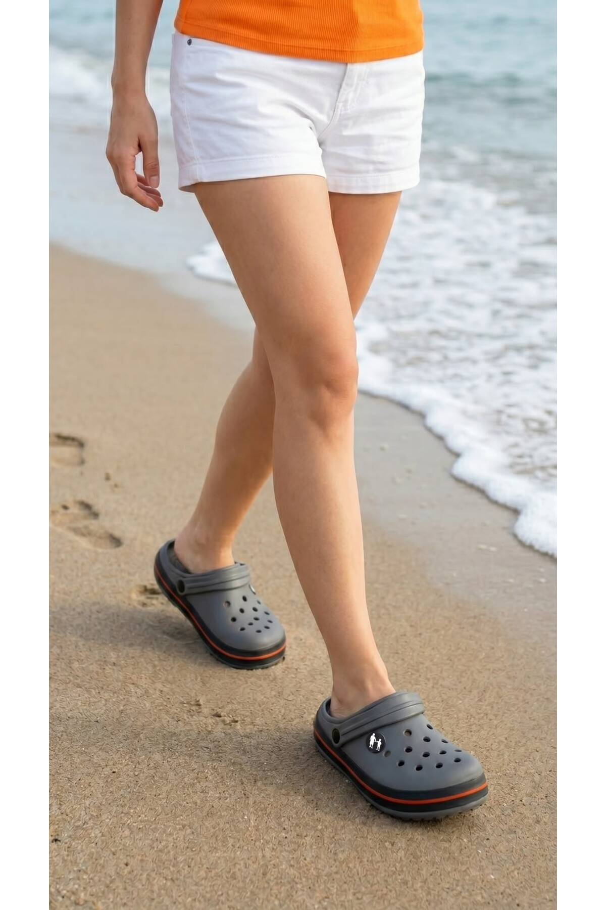 Beyond Unisex Füme Crs Önü Kapalı Terlik 3cm BYNDCROCS01 görsel 4