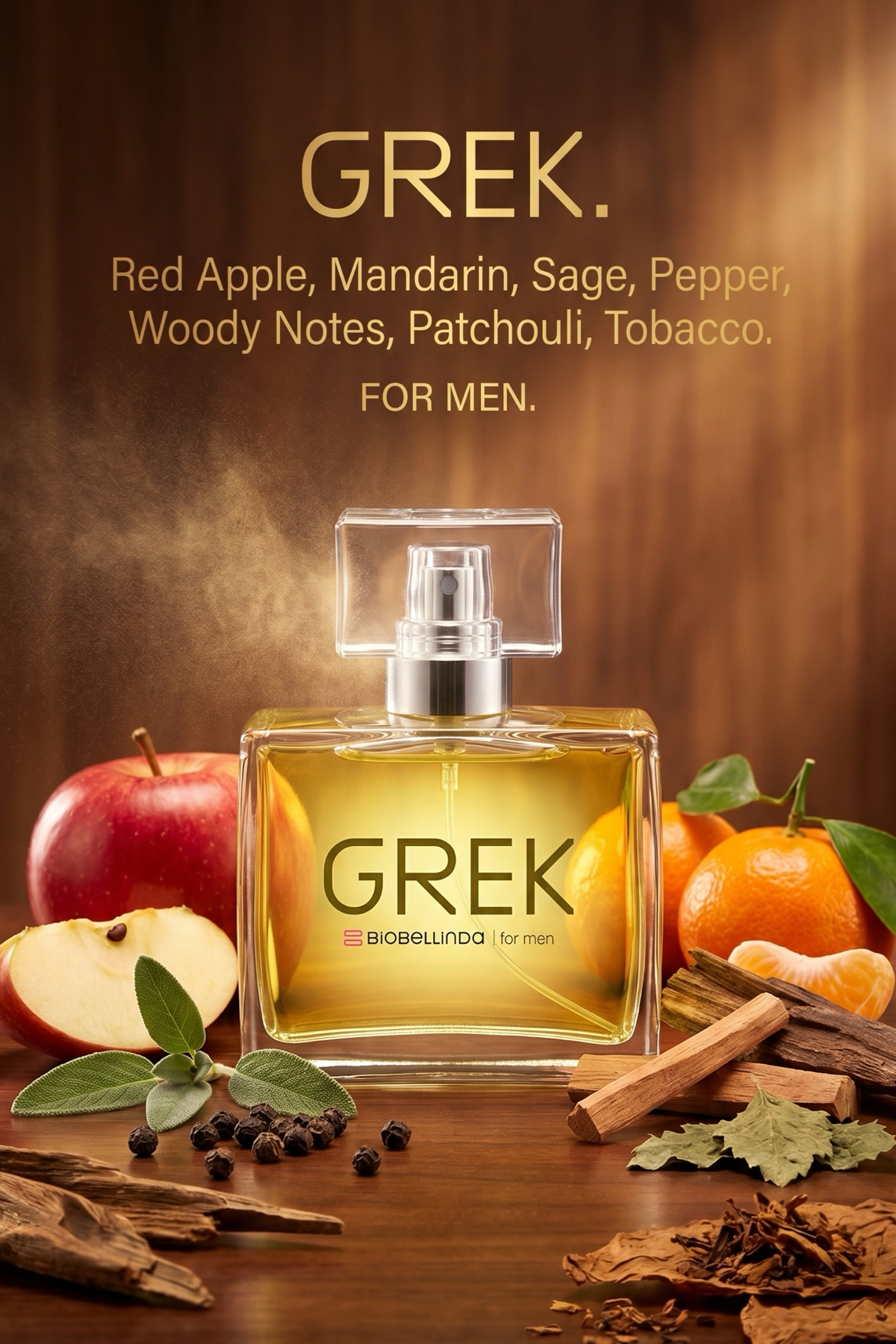 Grek Eau De Parfume For Men 50 ml (2'Lİ SET) — BİOGREK2Lİ — تصویر 5 از 7