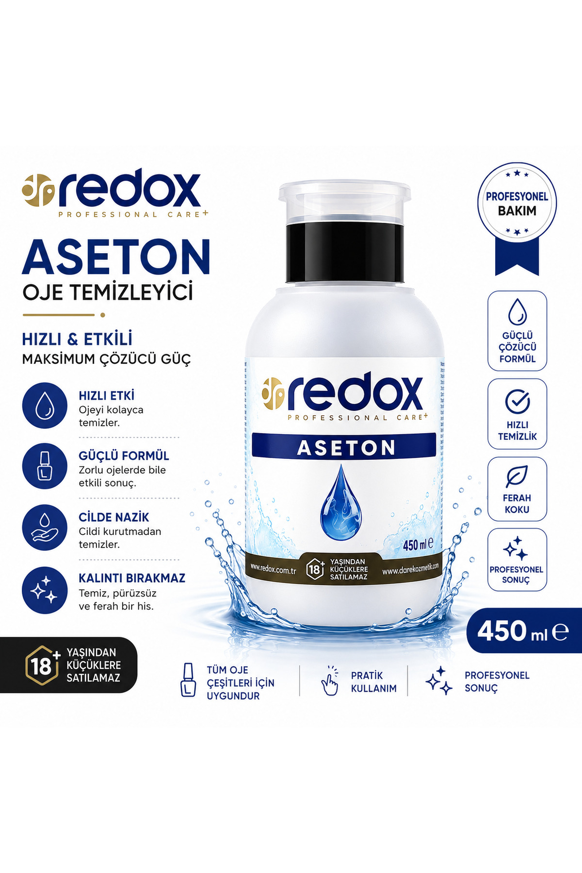 DR REDOX ASETON 450ML OJESİL — RDX232